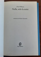 Nulla, solo la notte - Libreria Biellese