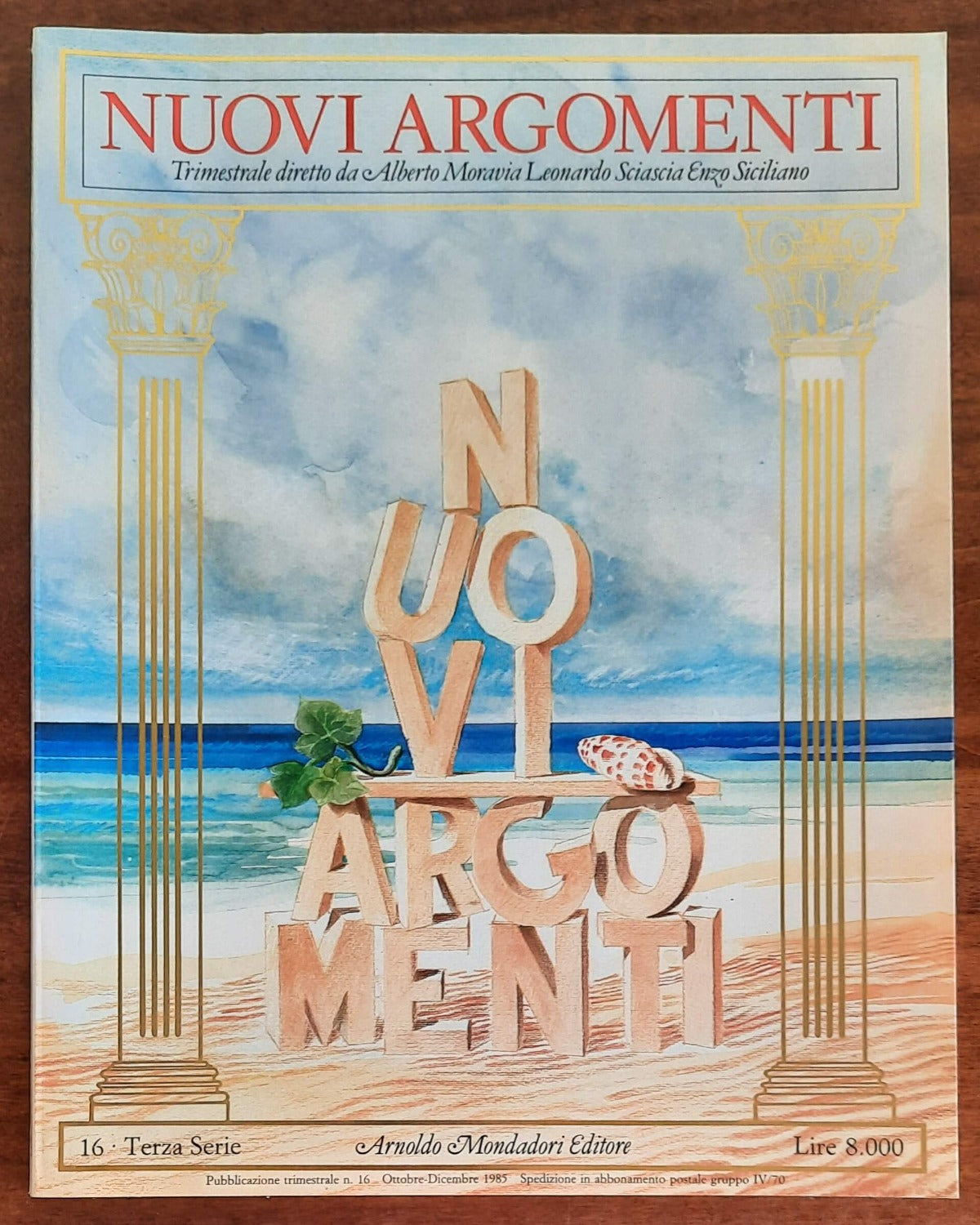 Nuovi Argomenti n. 15 e 16 - anno 1985 - Libreria Biellese