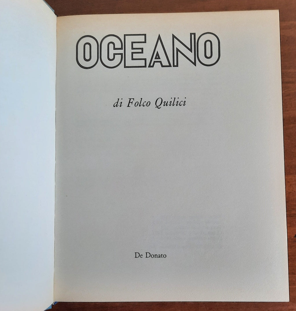 Oceano - Folco Quilici - Libreria Biellese