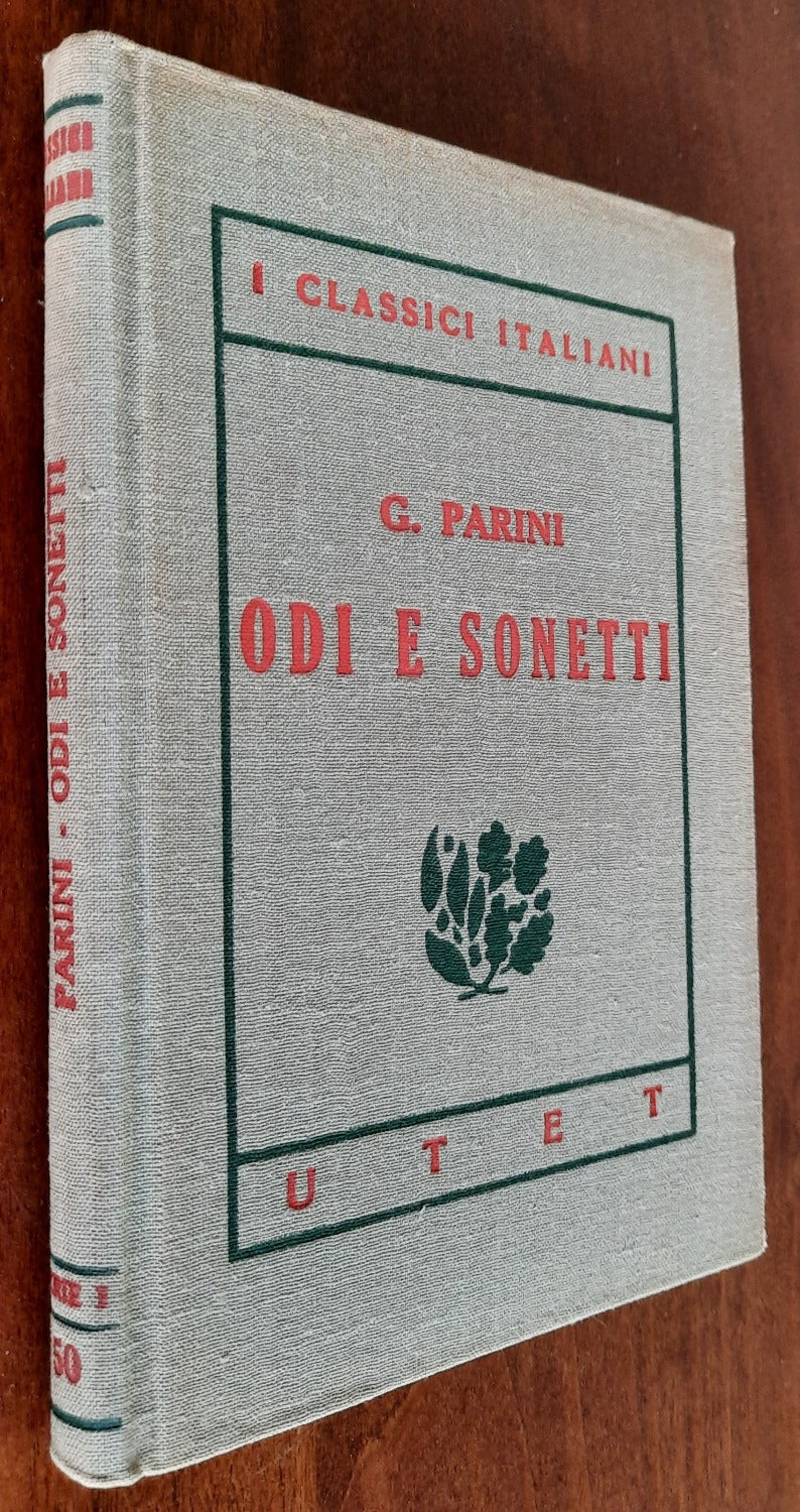 Odi e sonetti - Giuseppe Parini - Libreria Biellese