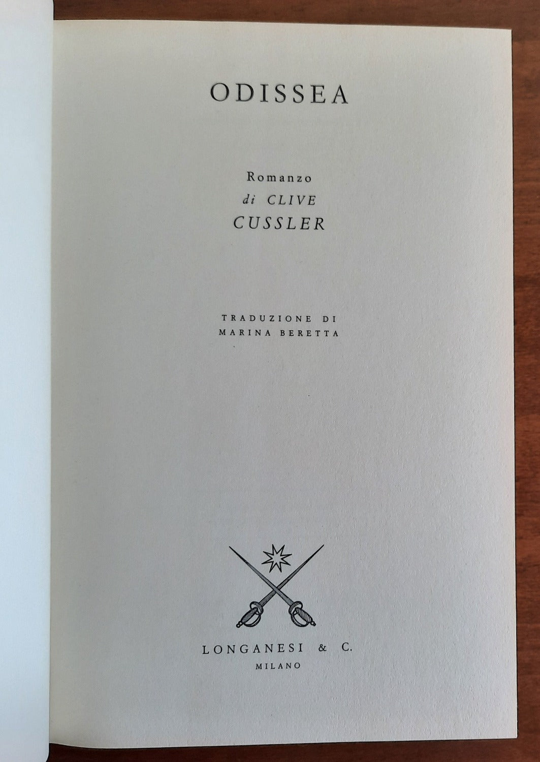 Odissea - Clive Cussler - Libreria Biellese
