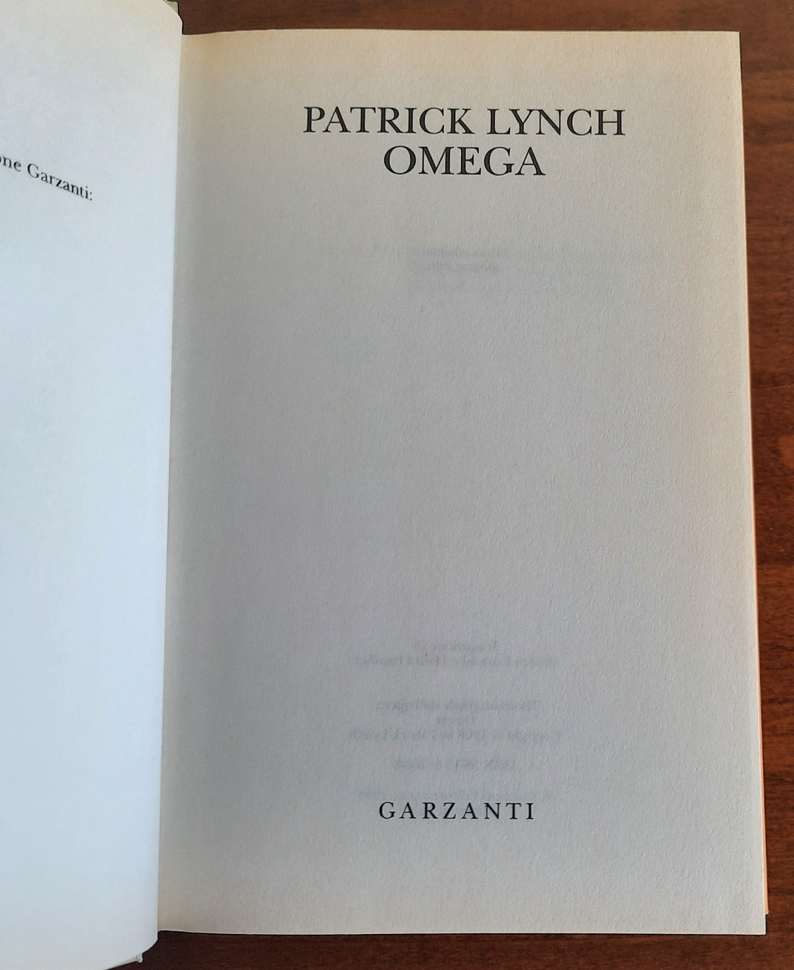Omega - Garzanti - Libreria Biellese
