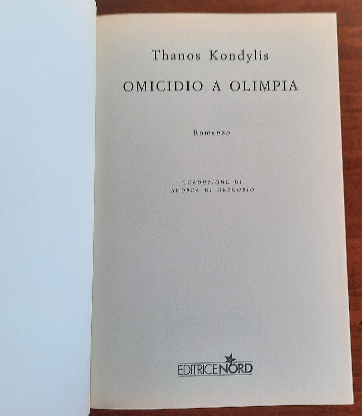 Omicidio a Olimpia - Libreria Biellese