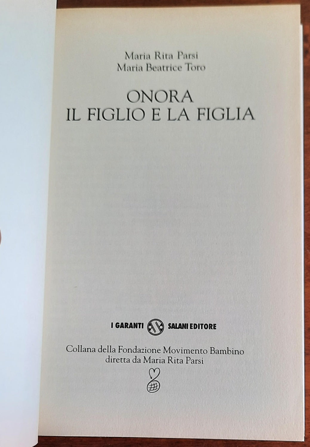 Onora il figlio e la figlia - Libreria Biellese