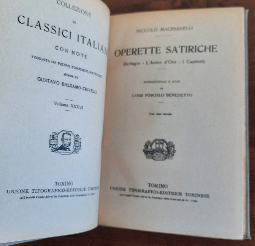 Operette satiriche ( Belfagor - L’Asino d’Oro - I Capitoli ) - Libreria Biellese