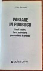Parlare in pubblico. Farsi capire, farsi ascoltare, persuadere il gruppo - Libreria Biellese
