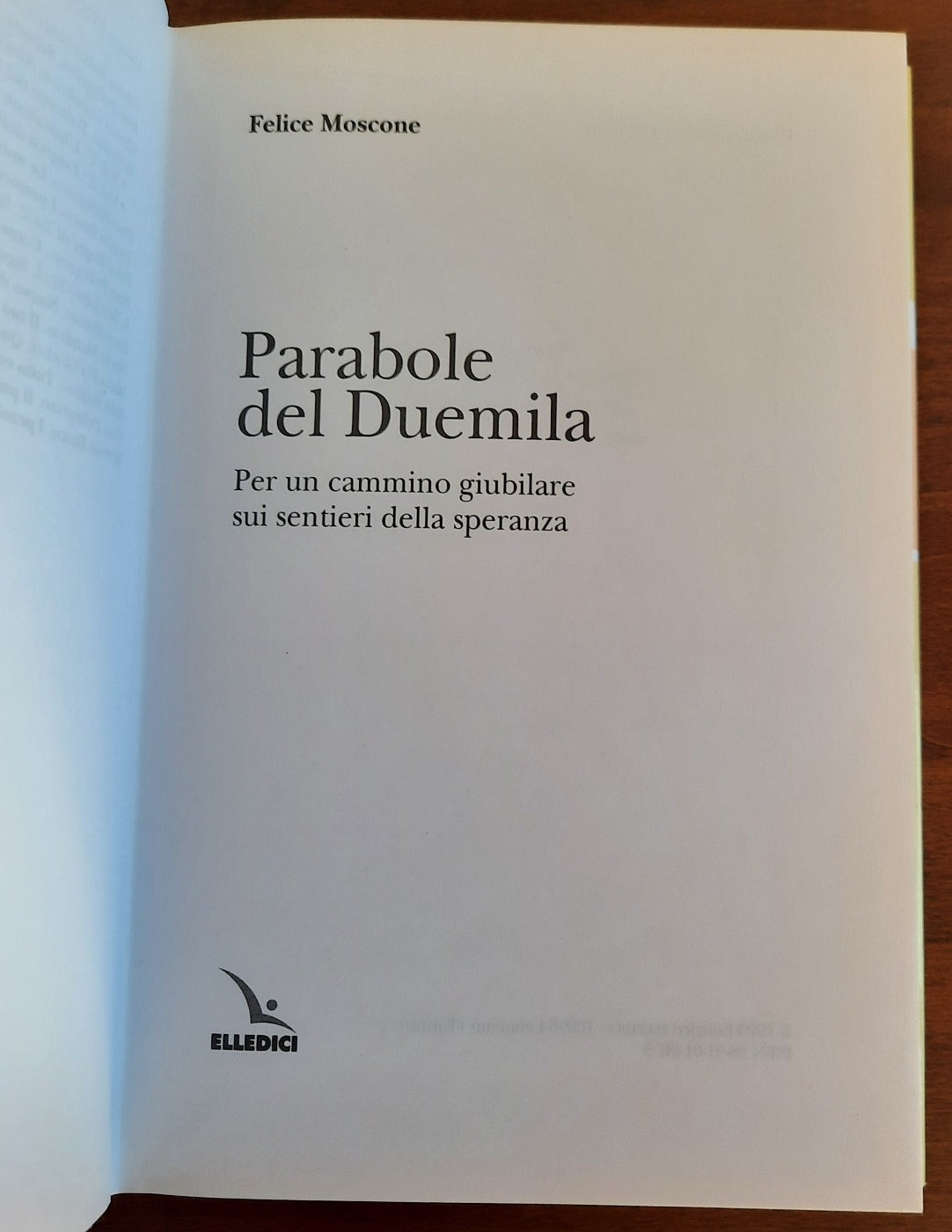 Parabole del Duemila: per un cammino giubilare sui sentieri della speranza - Libreria Biellese