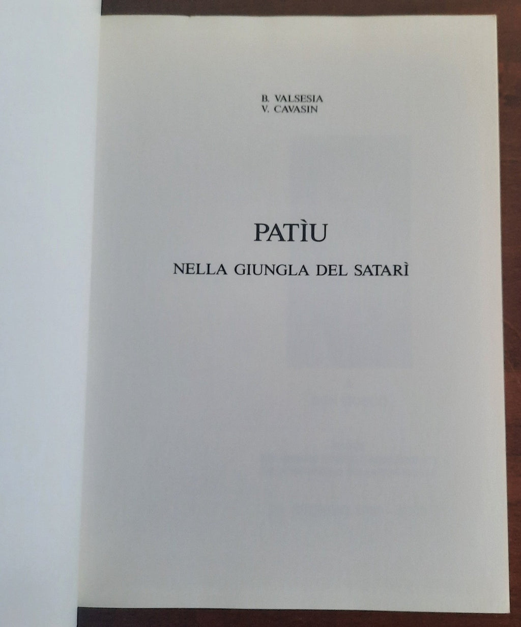 Patiù nella giungla del Satarì - Libreria Biellese