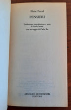 Pensieri - di Blaise Pascal - Libreria Biellese