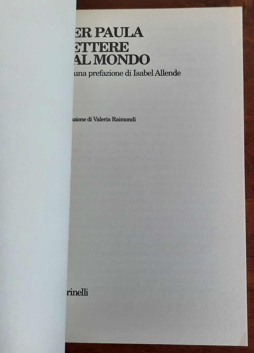 Per Paula. Lettere dal mondo - Libreria Biellese