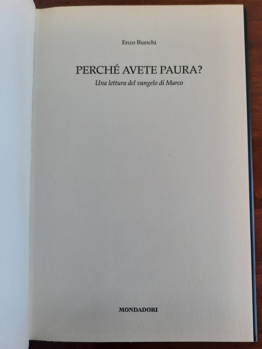 Perché avete paura? Una lettura del Vangelo di Marco - Libreria Biellese
