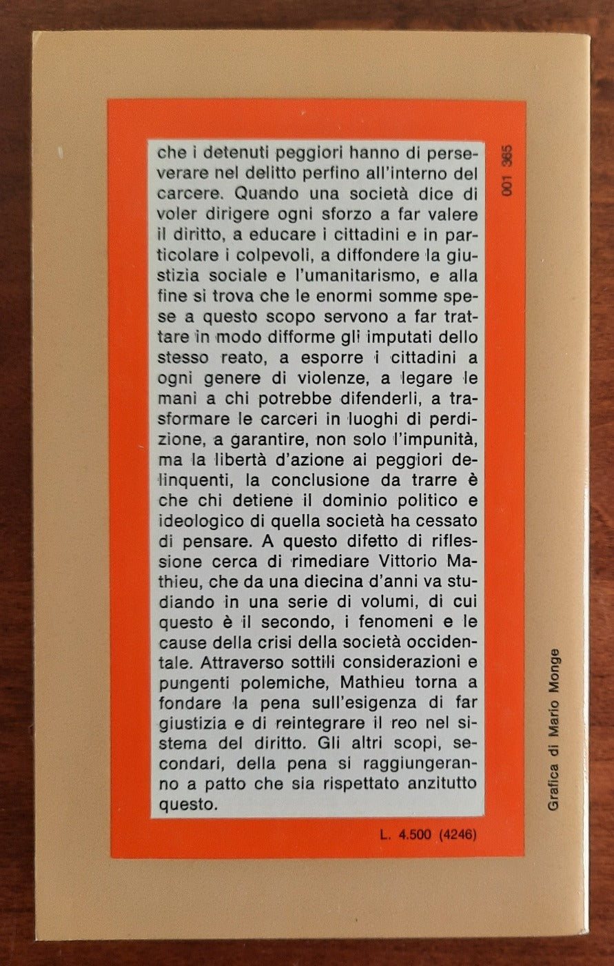 Perchè punire ? Il collasso della giustizia penale - Libreria Biellese