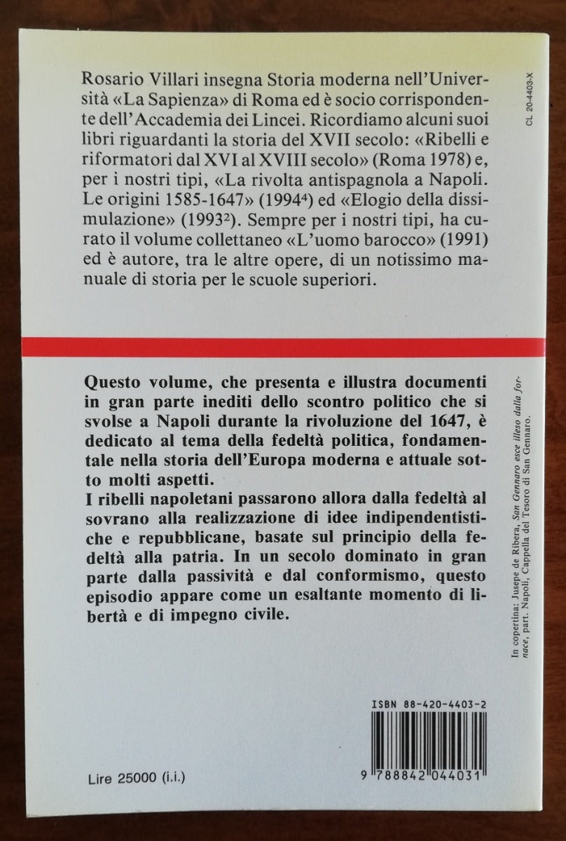 Per il re o per la patria: la fedeltà nel Seicento - Libreria Biellese