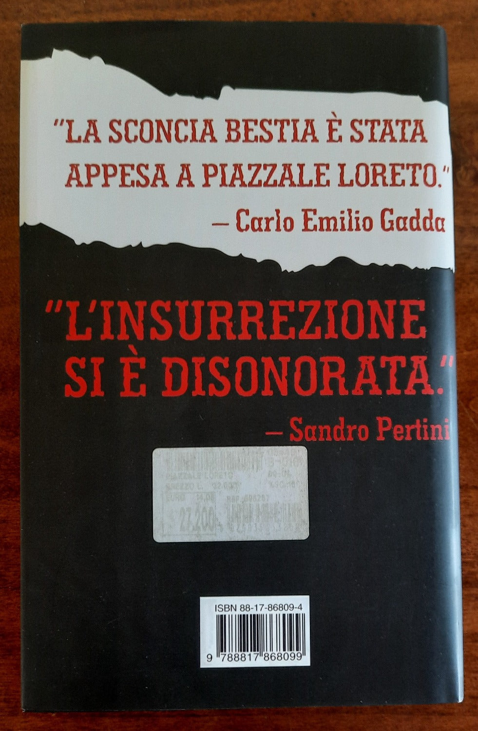 Piazzale Loreto - Rizzoli - 2001 - Libreria Biellese
