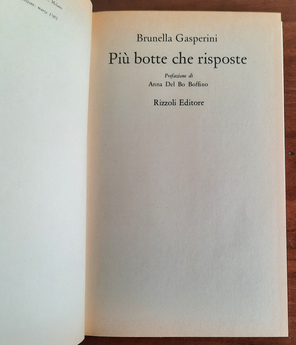 Più botte che risposte - Libreria Biellese