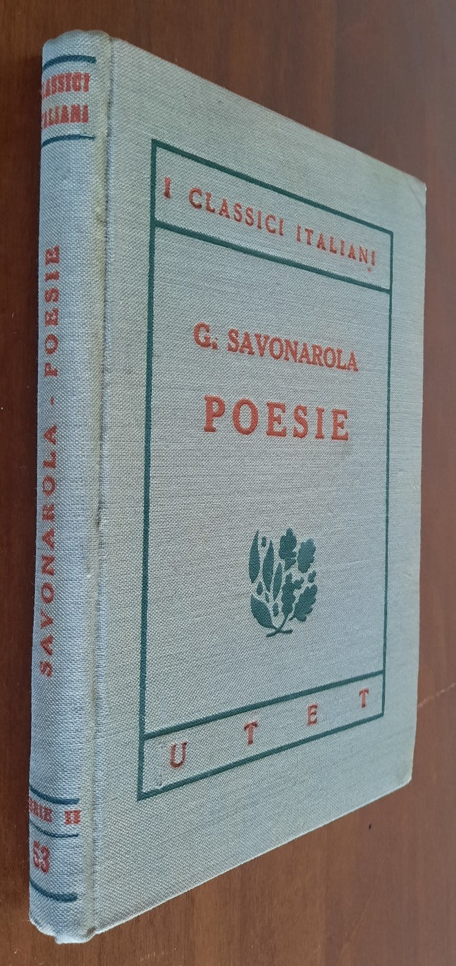 Poesie - Gerolamo Savonarola - Libreria Biellese