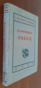 Poesie - Gerolamo Savonarola - Libreria Biellese