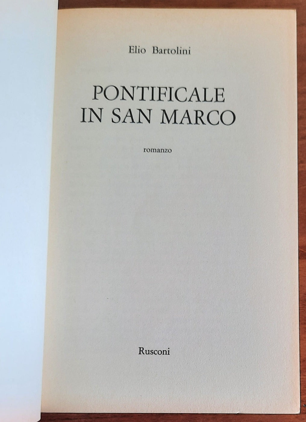 Pontificale in San Marco - Rusconi - 1978 - Libreria Biellese