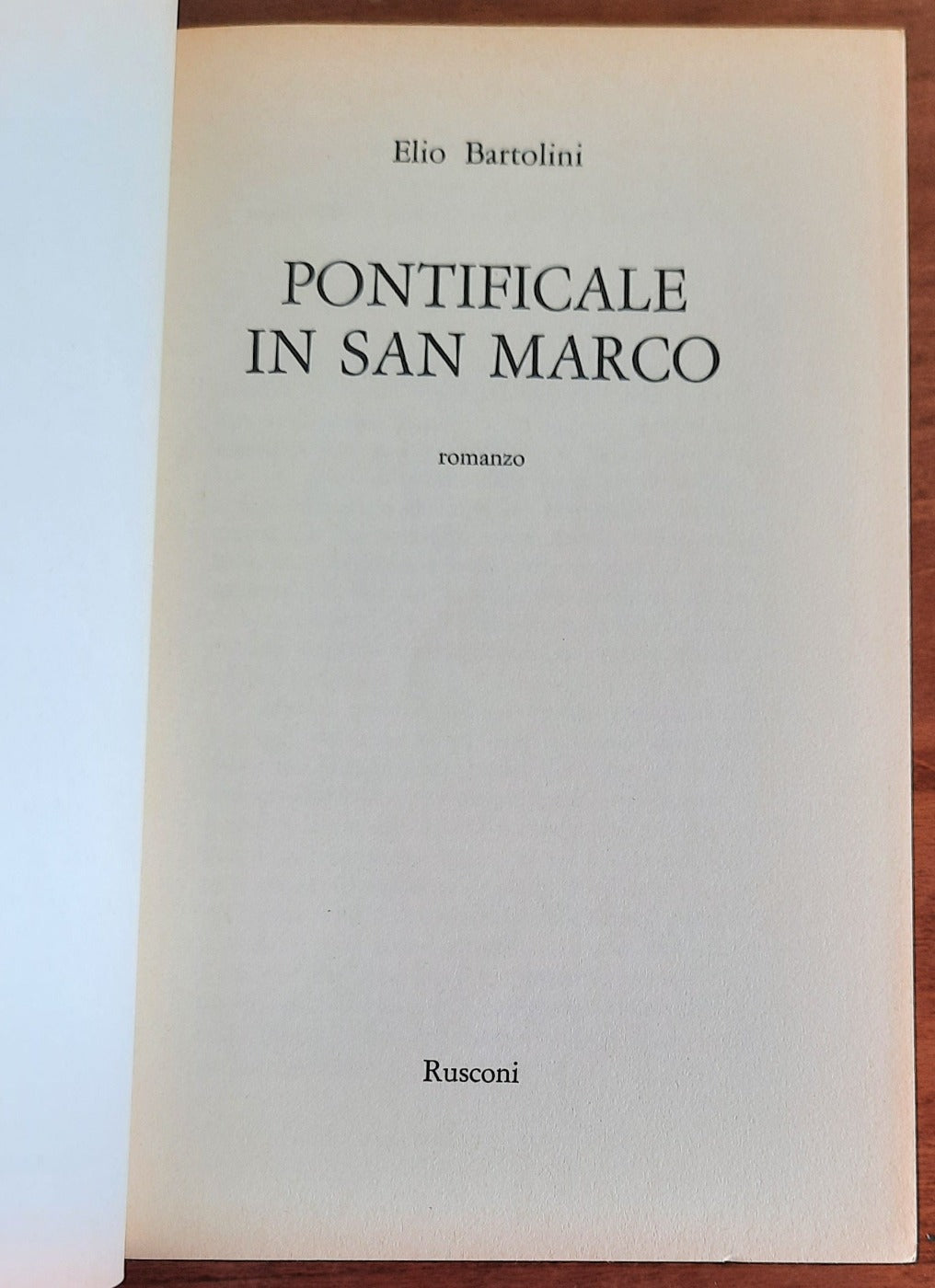 Pontificale in San Marco - Rusconi - 1978