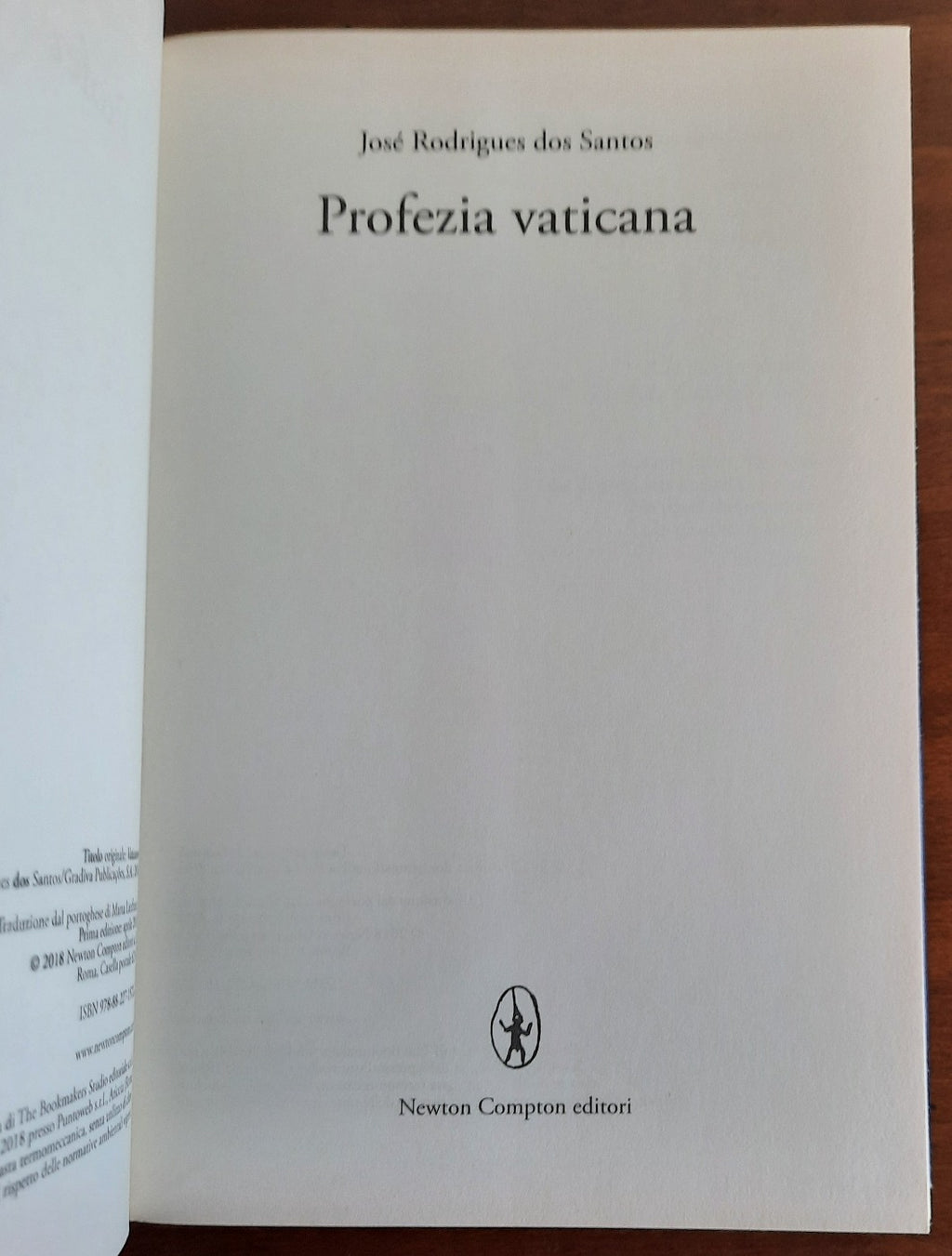 Profezia vaticana - Newton Compton Editori - Libreria Biellese