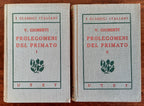 Prolegomeni del primato - in due volumi - Libreria Biellese