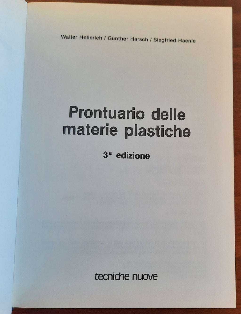 Prontuario delle materie plastiche - Libreria Biellese
