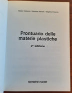 Prontuario delle materie plastiche - Libreria Biellese