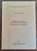 Proposta di vita per cristiani marginali : approccio pastorale - Libreria Biellese