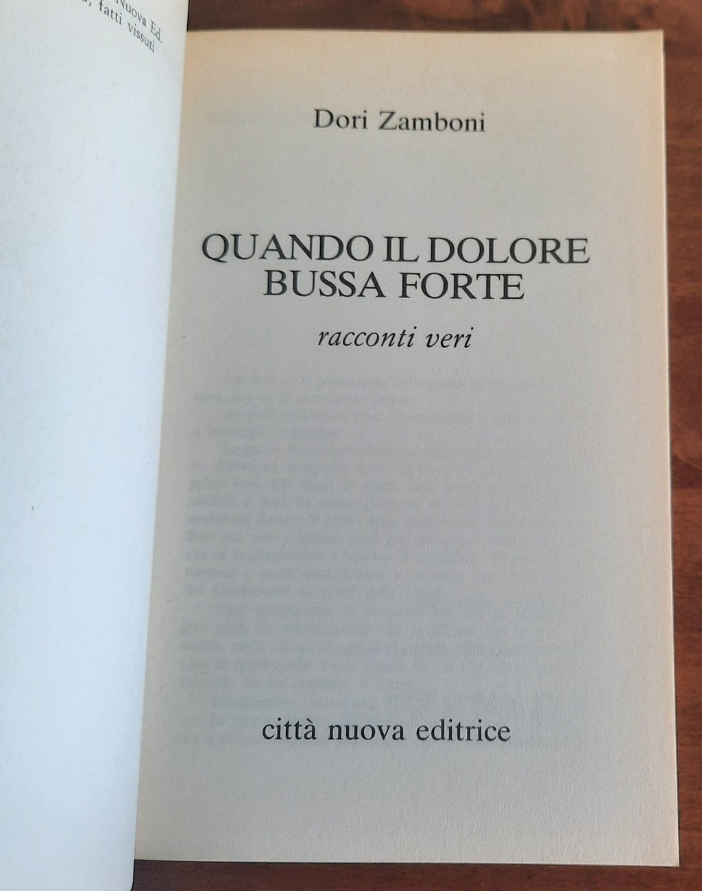 Quando il dolore bussa forte. Racconti veri - Libreria Biellese