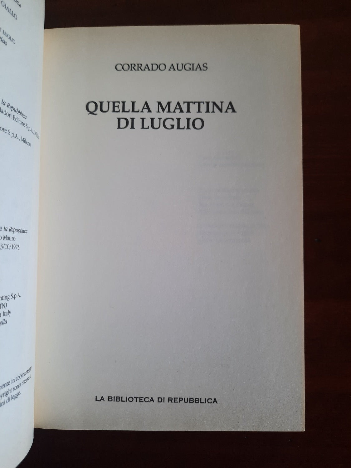 Quella mattina di luglio