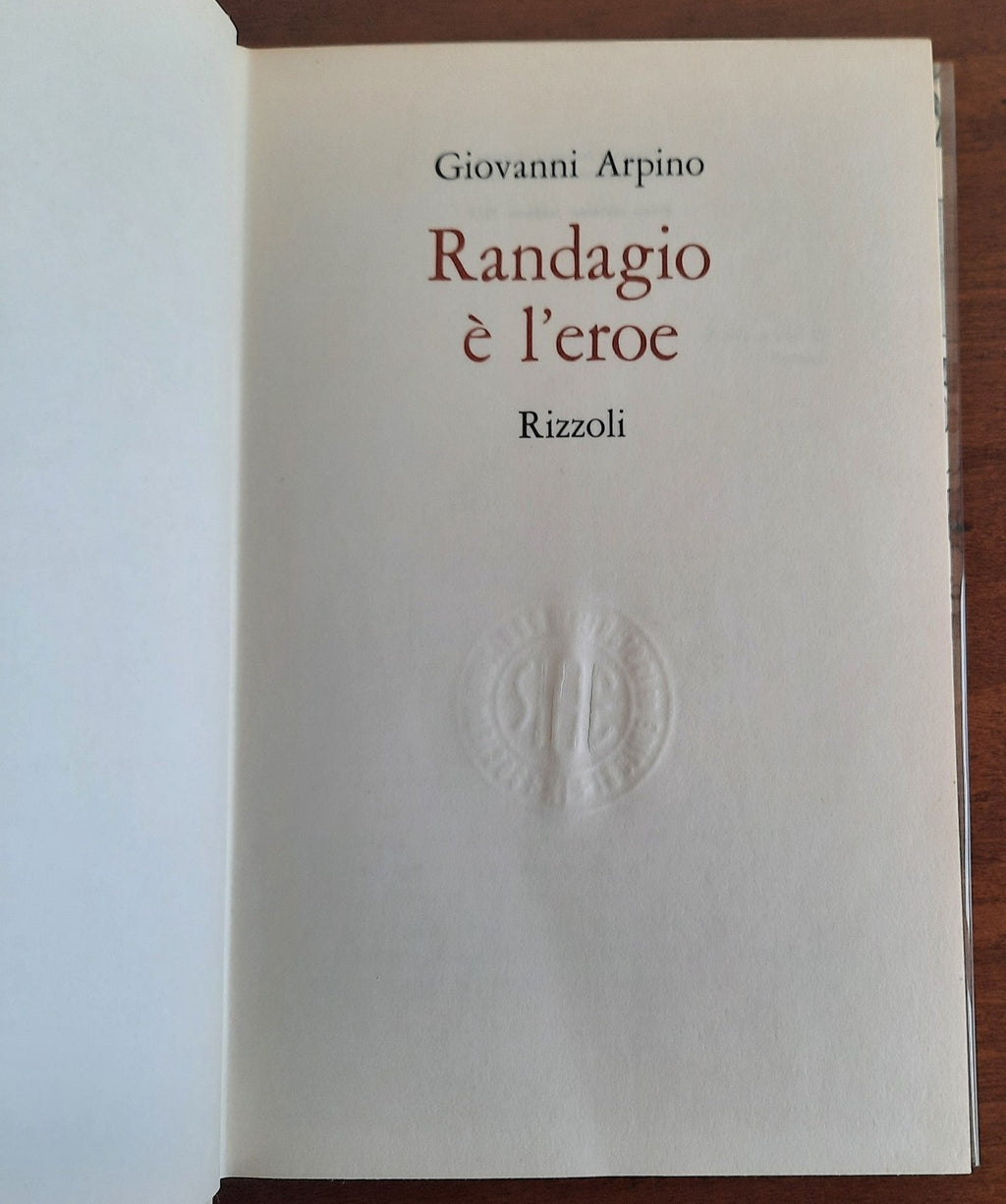 Randagio è l’eroe - Rizzoli - Libreria Biellese