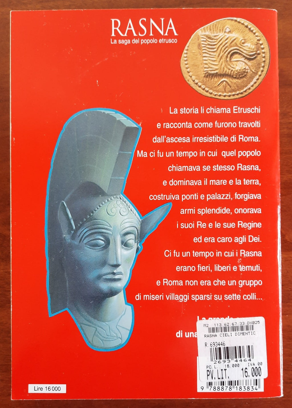 Rasna. La saga del popolo etrusco. I cieli dimenticati - Libreria Biellese