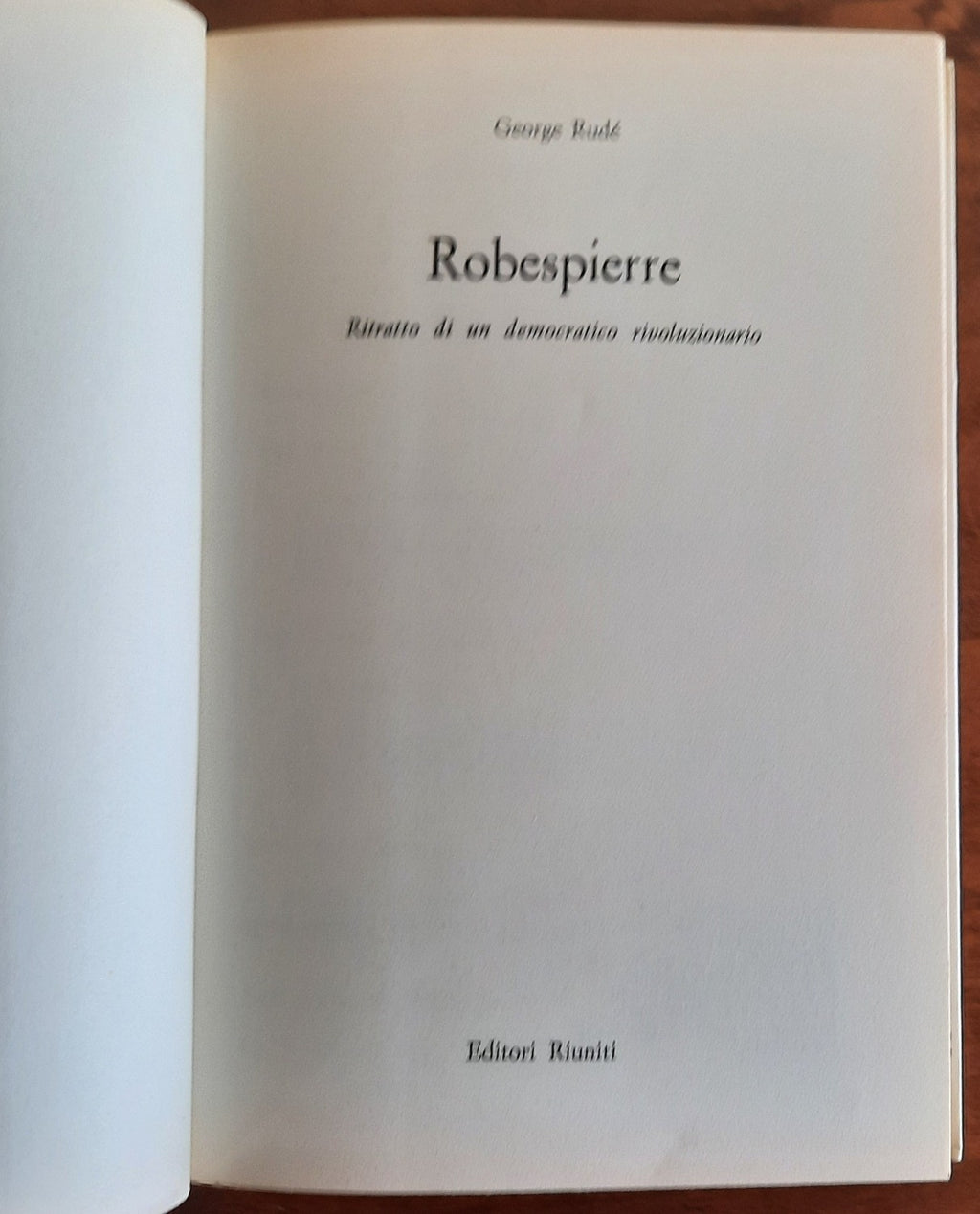 Robespierre. Ritratto di un democratico rivoluzionario - Libreria Biellese