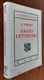 Saggi letterari - Ugo Foscolo - Libreria Biellese