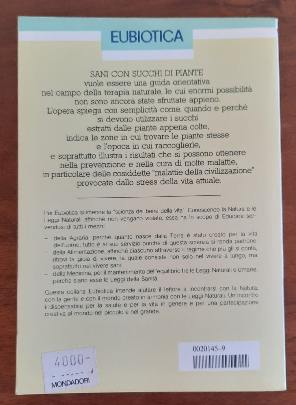 Sani con succhi di piante. Prospettive di una nuova terapia - Libreria Biellese