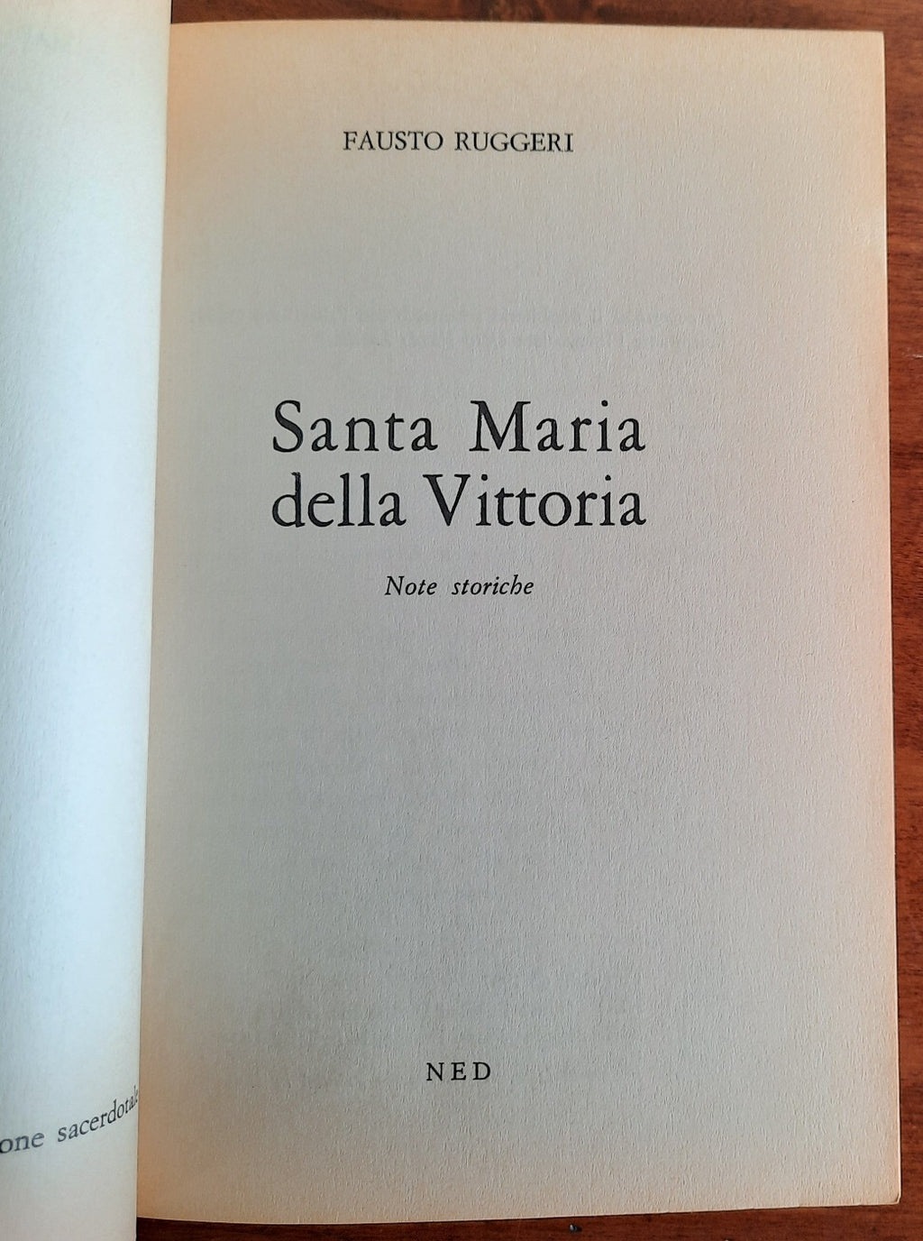 Santa Maria della Vittoria. Note storiche - Libreria Biellese