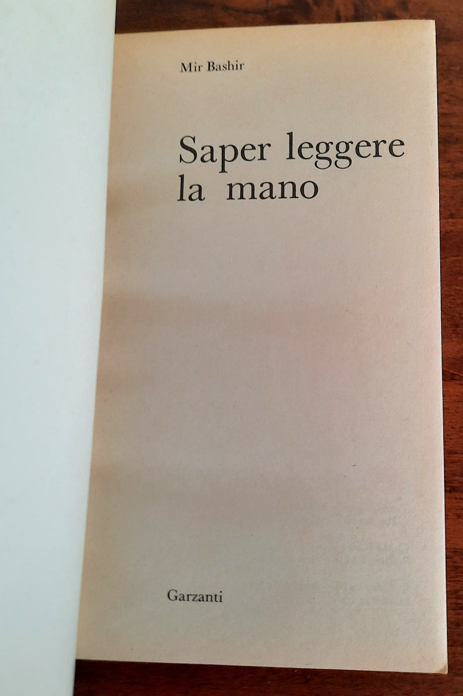 Saper leggere la mano - Garzanti - Libreria Biellese