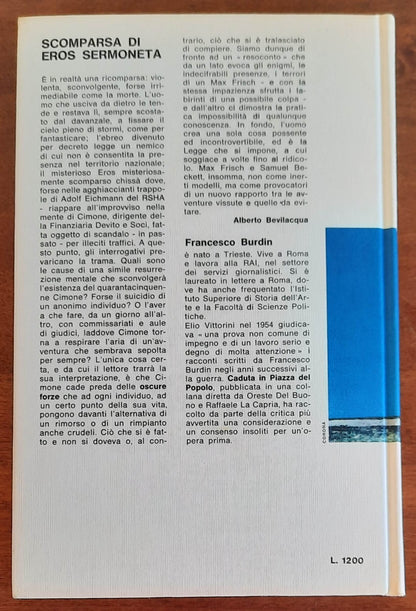 Scomparsa di Eros Sermoneta - Rizzoli - 1967