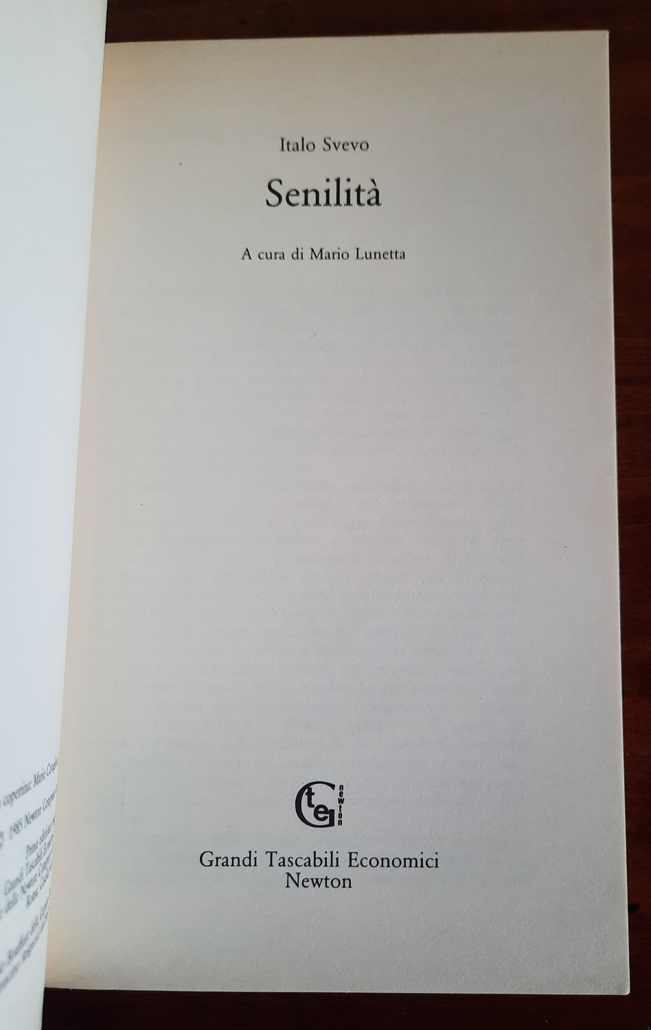 Senilità - di Italo Svevo