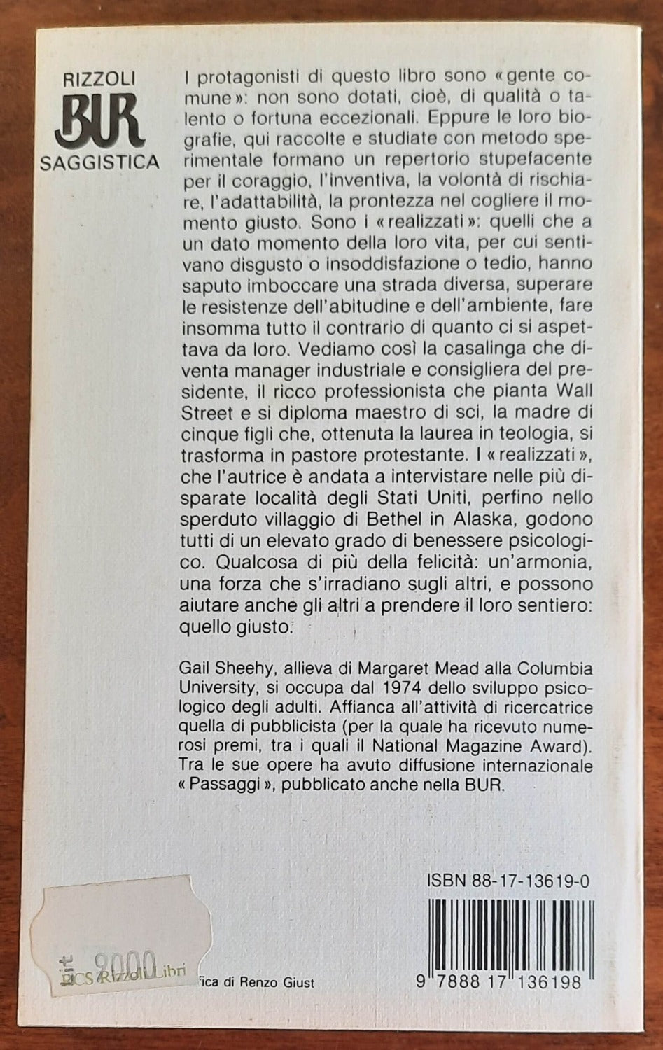 Sentieri - di Gail Sheehy - 1985 - Libreria Biellese