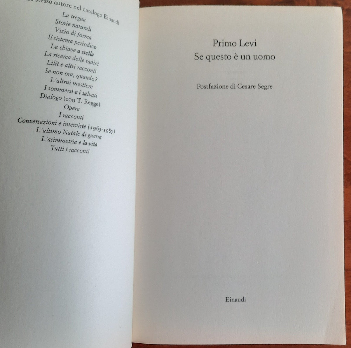 Se questo è un uomo - Libreria Biellese