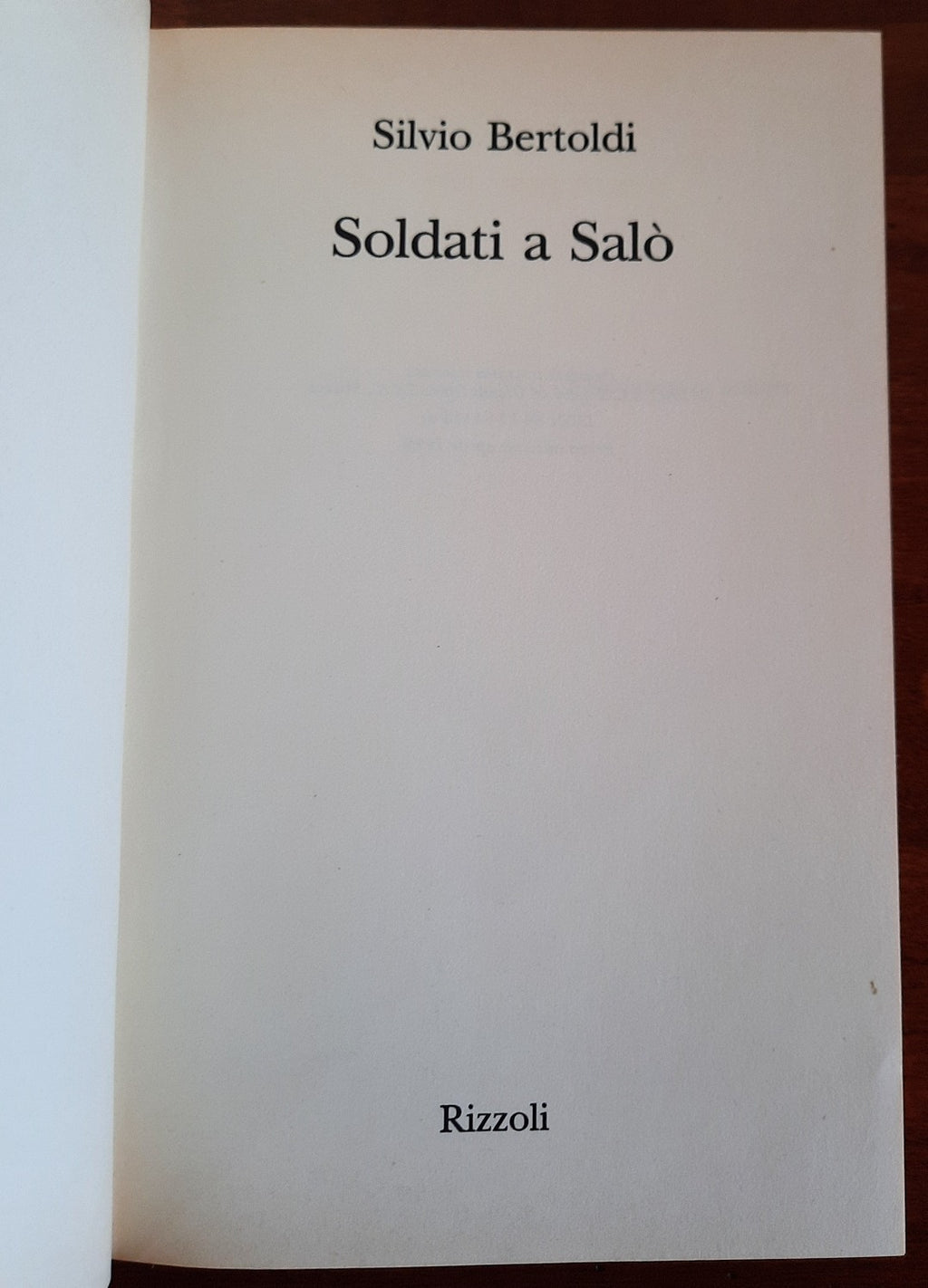Soldati a Salò. L’ultimo esercito di Mussolini - Libreria Biellese
