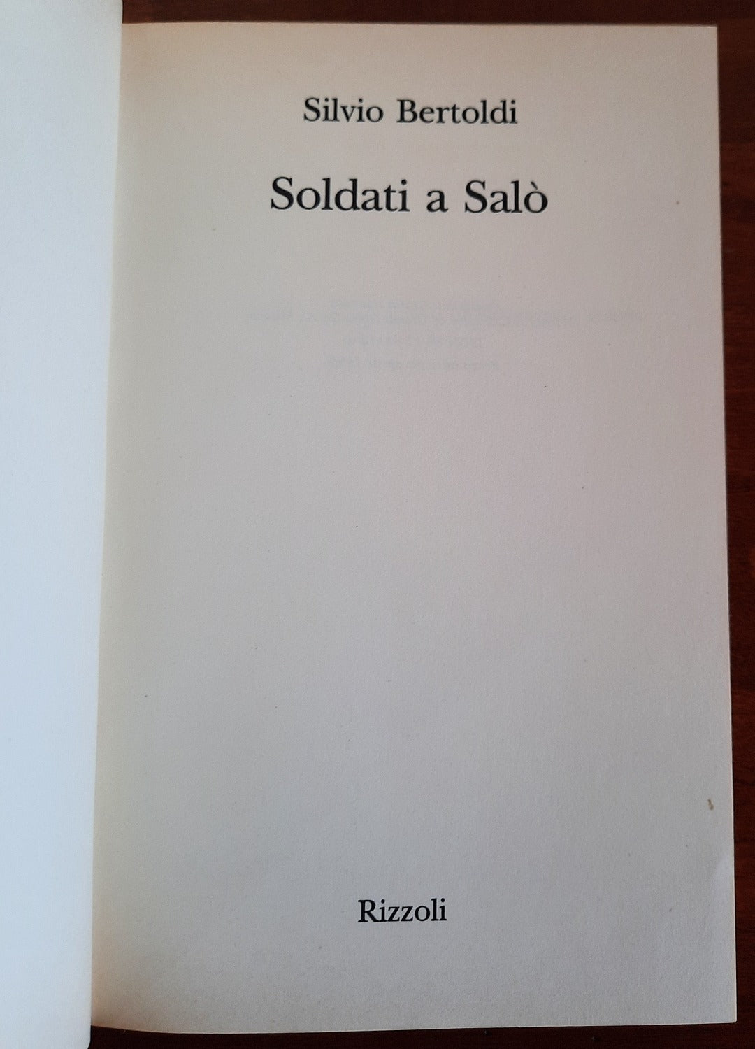 Soldati a Salò. L’ultimo esercito di Mussolini - Libreria Biellese