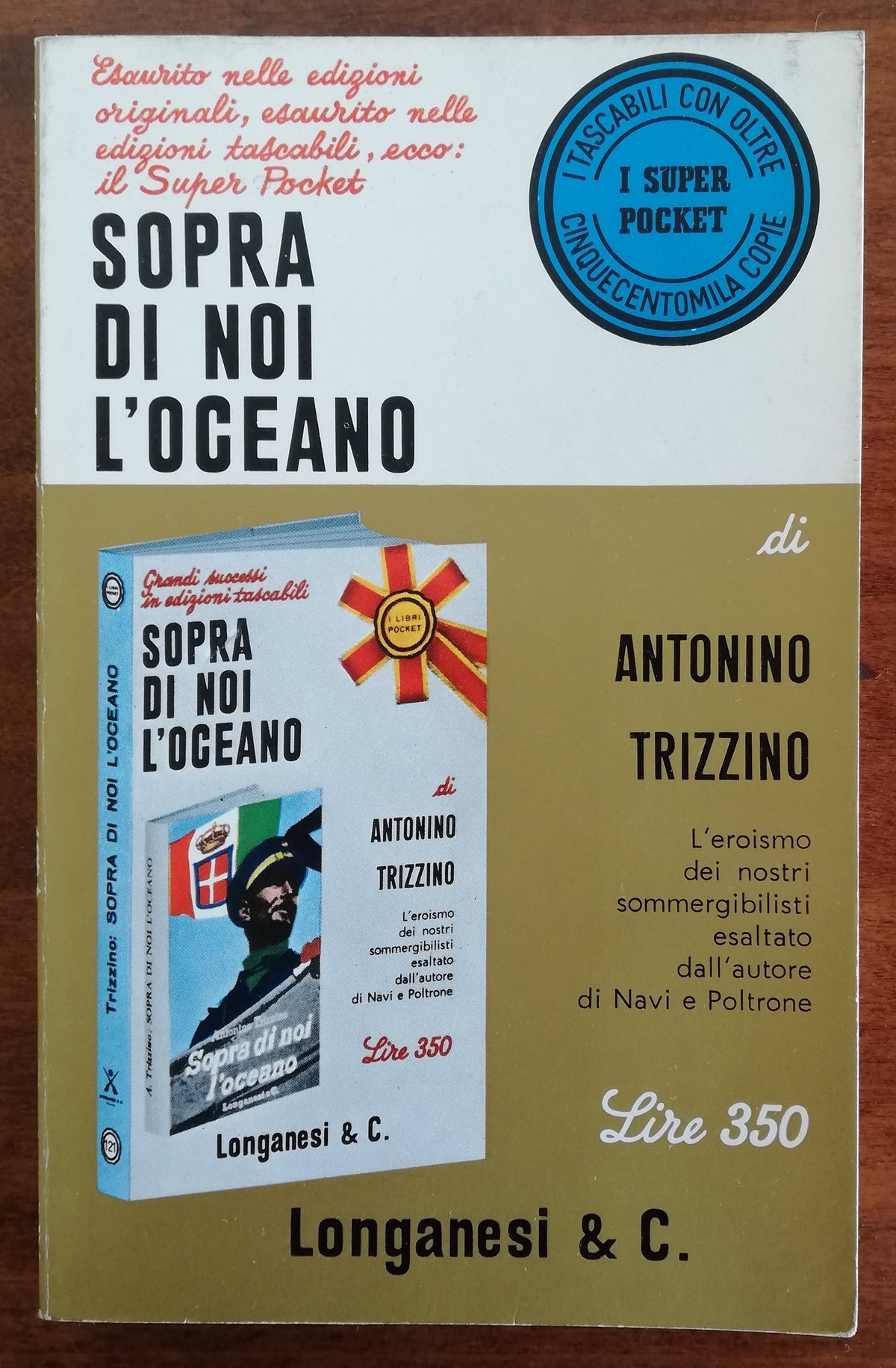 Sopra di noi l’oceano - Longanesi & C. - Libreria Biellese