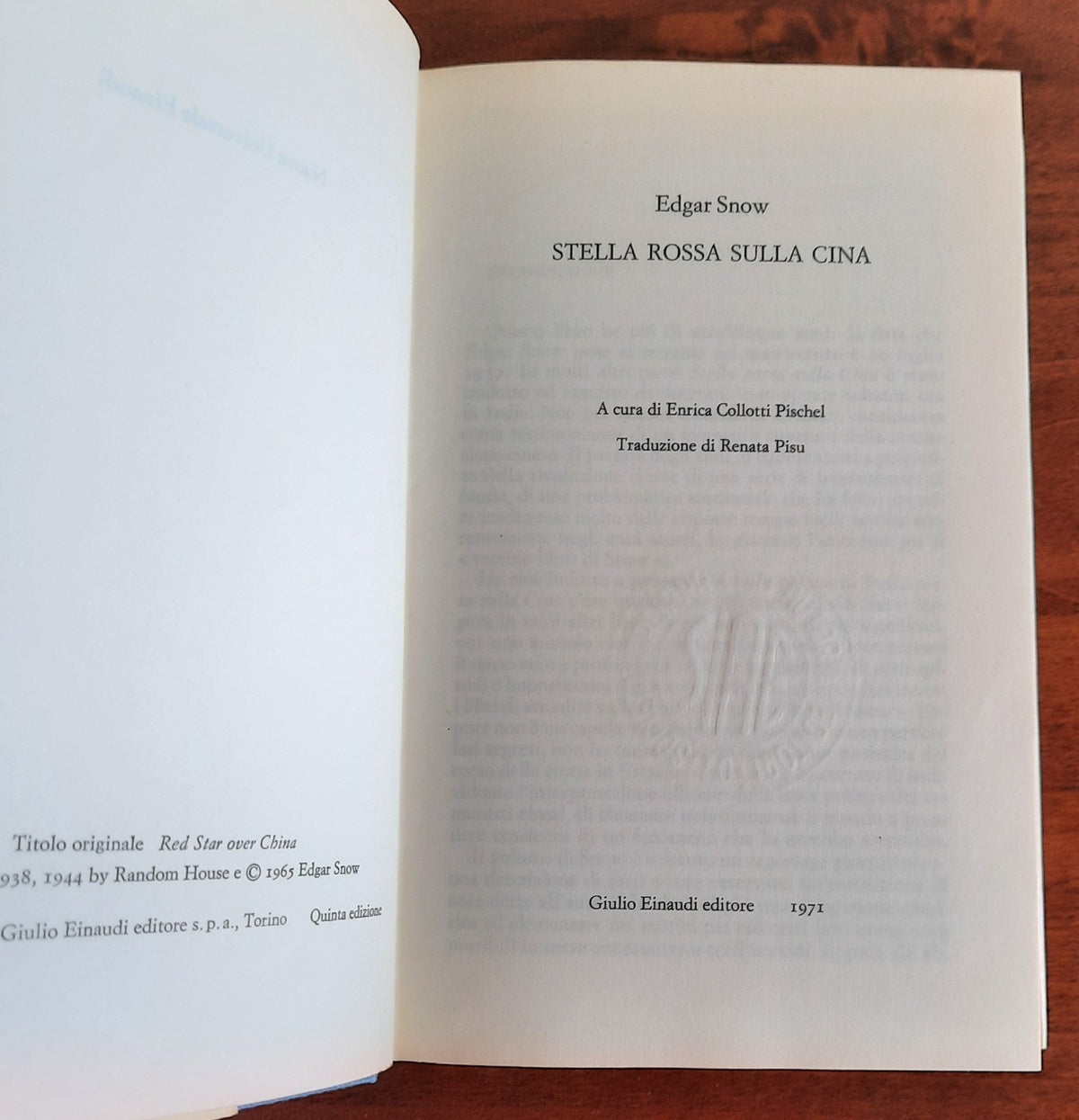 Stella rossa sulla Cina - Libreria Biellese