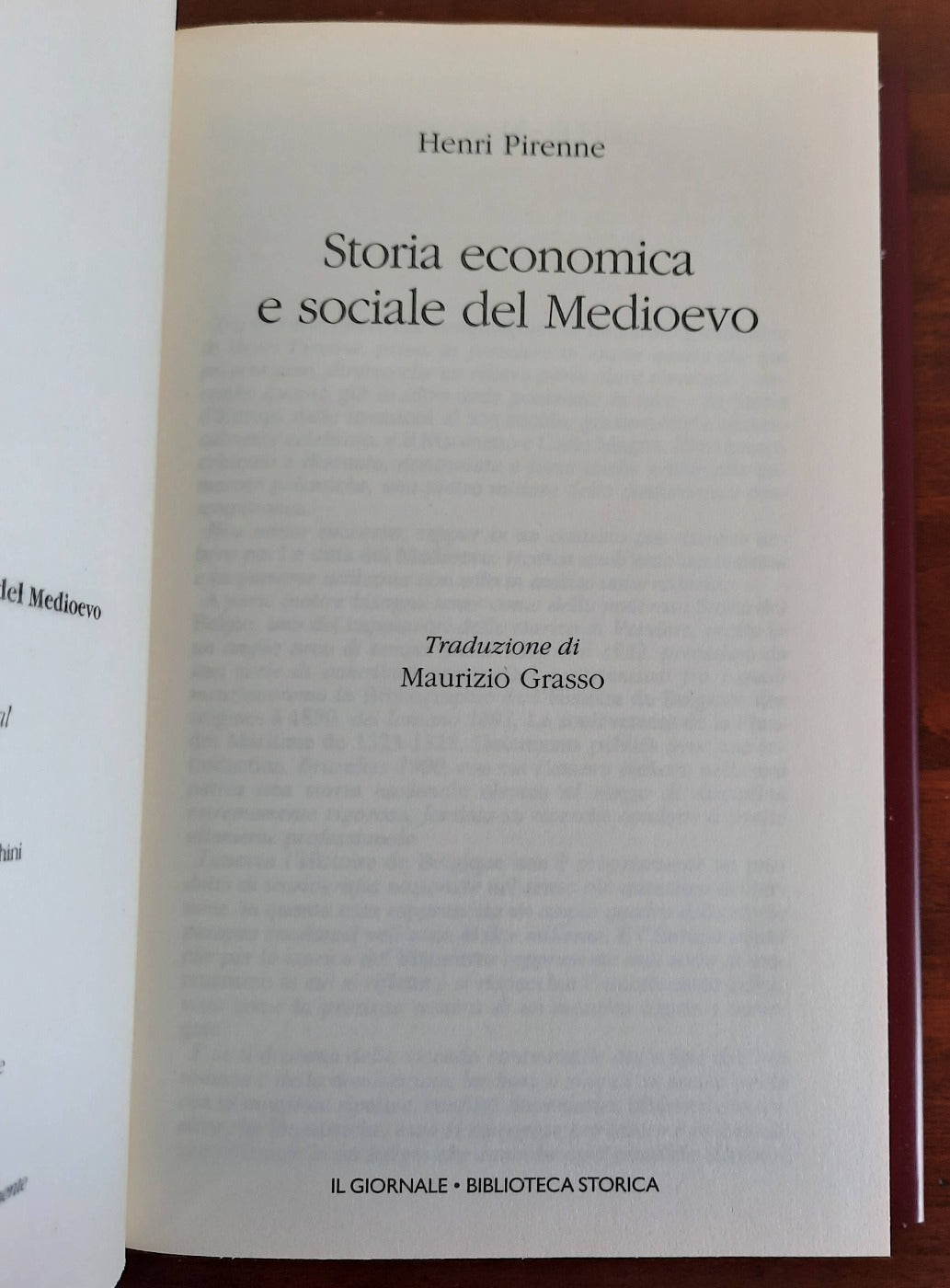 Storia Economica e Sociale del Medioevo - Libreria Biellese