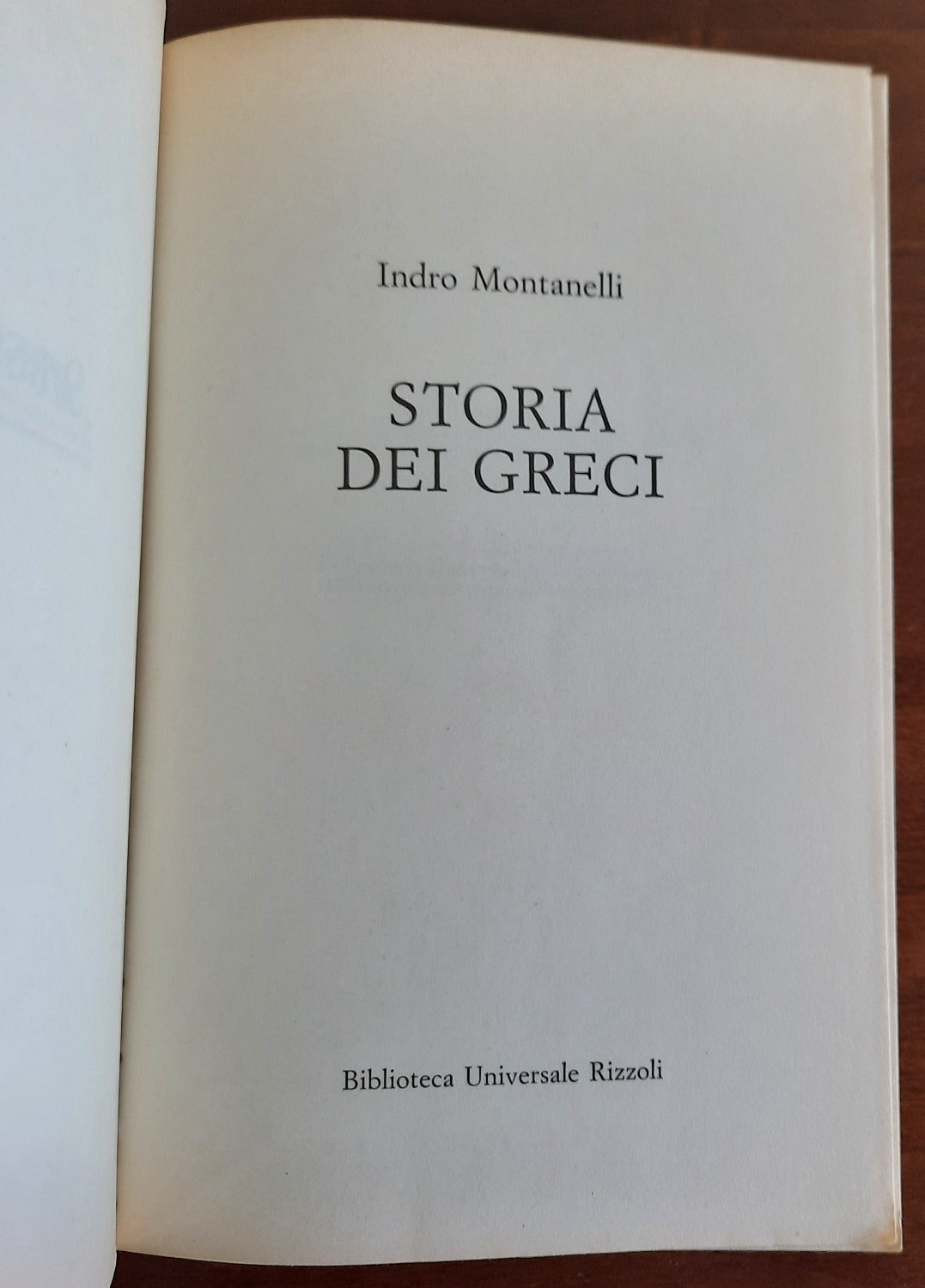 Storia dei greci - Indro Montanelli - Libreria Biellese