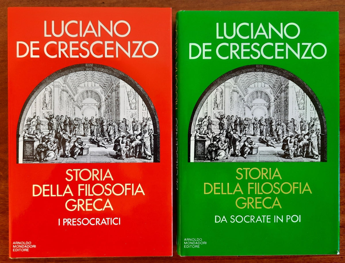 Storia della filosofia greca - 1 - I Presocratici e 2 - Da Socrate in poi - Libreria Biellese