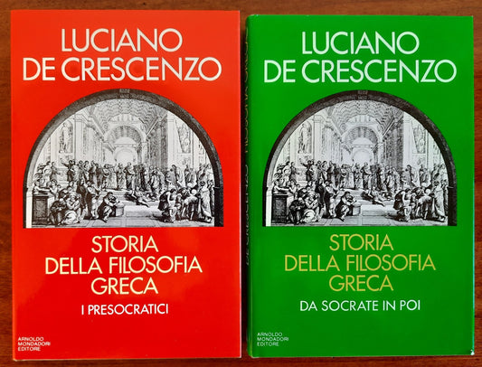 Storia della filosofia greca - 1 - I Presocratici e 2 - Da Socrate in poi