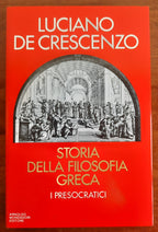 Storia della filosofia greca - 1 - I Presocratici e 2 - Da Socrate in poi - Libreria Biellese